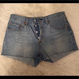 Levi’s 501 high rise shorts